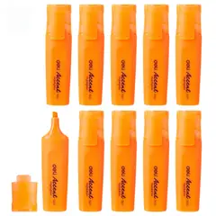 DELI - PACK DE 10 DESTACADORES NARANJA