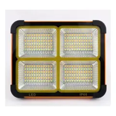 GENERICO - Foco Recargable 1000 Watts Solar Portátil 5 Modos De Luz Usb