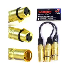 SCORPION - Cable adaptador XLR Canon Macho a 2 Hembras MYT-102