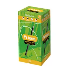 TORRE - Bolígrafo 50 Unidades Negro 1.0