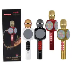 GENERICO - Micrófono Karaoke - Mini Corneta LED