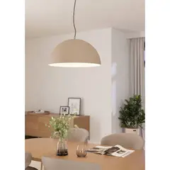 EGLO - Lámpara Colgante Gaetano Acero E27 1X40W IP20 Cod900696