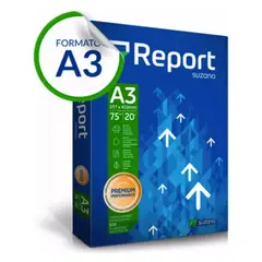 GENERICO - Resma 500 Hojas Bond Report Suzano A3 75grs