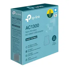 GENERICO - Adaptador Usb Inalambrico Wifi Tplink Archer T3u Nano Ac1300