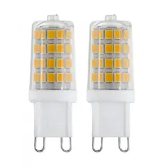 EGLO - Ampolleta LMLED Acrílico Transparente 3W G9 LED PACK 2U Cod110155