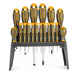 INGCO - Kit Set Juego Destornilladores 18 Piezas Hksd1828