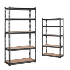 GENERICO - Rack Estantería Metálica 183x90x45 Cm 5 Repisas Reforzado