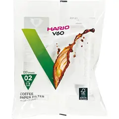 HARIO - Filtro V60 02 100 unidades - Papel para Café en Cono