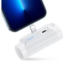 GENERICO - Batería Externa Power Bank Lightningios 5000mah Blanco