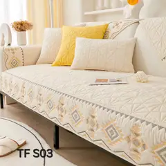 GENERICO - Cubierta funda de sofa mat relieve set completo