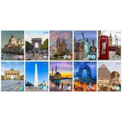 GLAM - Cuaderno Glamtex Universitario Tdura 100h 7mm Lugares 10un