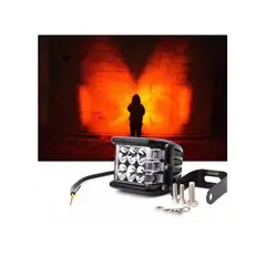ESHOPANGIE - Focos Led X2 Auto Spot Bicolor 36w 4x4 Estrobo Blanco + Rojo