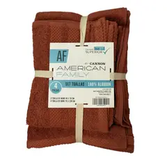 CANNON - Set De Toalla Baño + Mano 4 Piezas De 400g Af By Rust