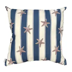 ELIZABETH PEPER - Funda Cojín Decorativo Diseño Nautico Azul 45x45