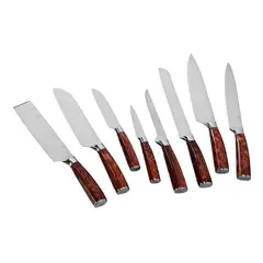 ZERO KNIVES - Set 8 Cuchillos - - Bright Set - Cafe