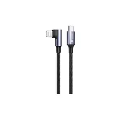 MOTOMO - Cable Game Playing tipo C a Lightning 20W Trenzado Negro