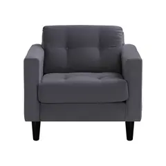 BODEVIR - Sofa Retro 1C Felpa 00 Gris