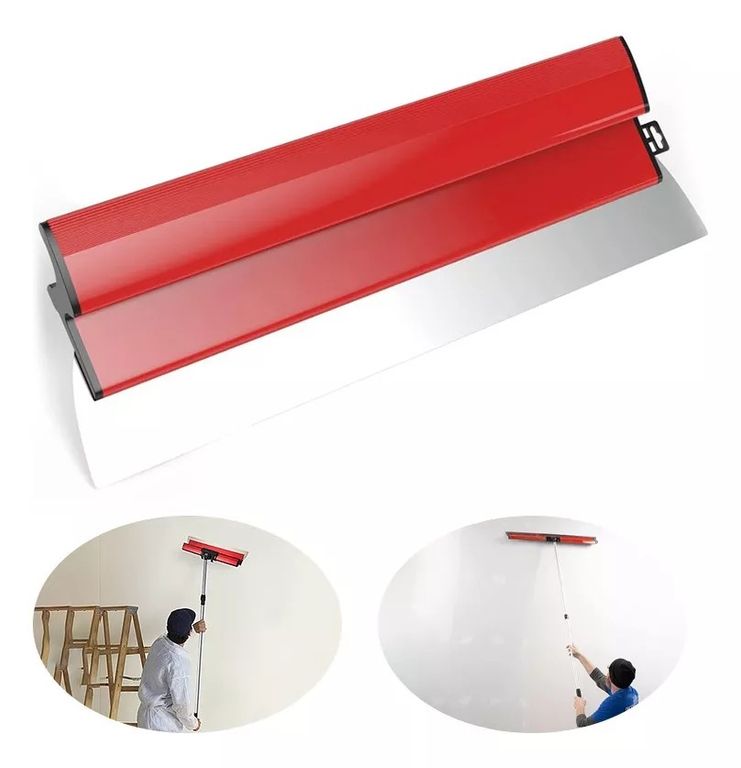 40 Cm Alisador De Yeso Inox, Flexible, Para Masilla