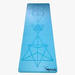 YOGAIWALU - Mat de Yoga Antideslizante Merkaba