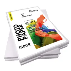 GENERICO - Papel Fotográfico 180Gr A4 GLOSSY Pack De 100 HOJAS