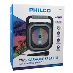 PHILCO - PARLANTE KARAOKE 765GR 6.5 GRIS