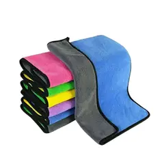 GENERICO - Set de 12 paños para auto microfibra 400 grs medida 30x40 cm