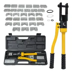 GUTSTARK - Ponchadora Hidráulica Para Terminales 16 Ton 30 Pz