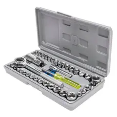 OEM - Set Juego Caja Dados Kit 40 Pcs Auto Moto Bici Accesorios