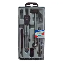 MOTARRO - Compas De Precisión Metálico + Accesorios De Dibujo