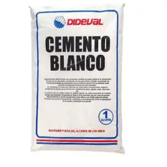 DIDEVAL - CEMENTO BLANCO BOLSA 1KG