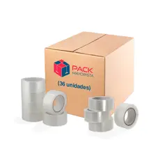 GENERICO - Cinta De Embalaje Transparente 48mm45m50mic - Pack 36 Uds