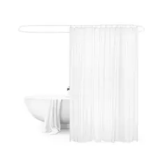 GENERICO - Forro Cortina Baño Transparente Con Iman 180 X 180 Cm
