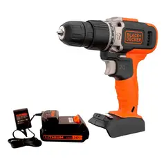 BLACK+DECKER - Taladro Atornillador Percutor 20v Bcd704c1-b2