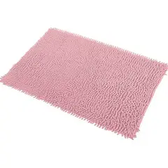 GENERICO - Alfombra Baño Microfibra 40 X 60 Cm Absorbente Rosa