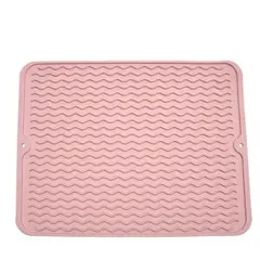 GENERICO - Silicona Para Secado De Loza En La Cocina O Individual Mesa Rosa