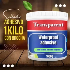 GENERICO - Sellador De 1 kilo, Adhesivo De Sellado Invisible Tapa Goteras