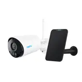 REOLINK - Kit Cámara de Seguridad Argus Eco + Panel Solar 2 de 5,8W Negro