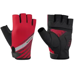 SHIMANO - Guantes CW-GLBS-TS31M - Rojo (Hombre, Talla L)