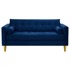 BODEVIR - Sofa Retro 3C Felpa 01 Azul Marino