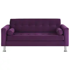 BODEVIR - Sofa Retro 3C Felpa 12 Morado