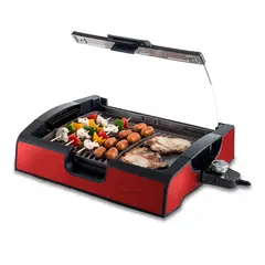 URSUS TROTTER - Parrilla Eléctrica Ecokeramik Red Tapa Ceramic
