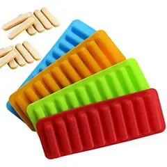 GENERICO - Moldes 10 Espacios Forma Salchicha