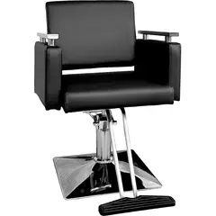 NANOFORT - Sillon Silla Barberia Peluqueria Estetica Moderna Color Negro