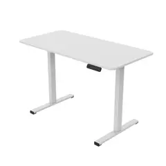 MOBII - Escritorio Electrico Altura Ajustable Blanco Oficina 120X60 Cm Moderno
