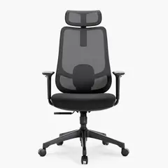 FORM OFFICE - Silla Oficina Bolt Negro con cabecero Form