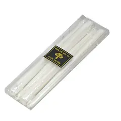 MSA MUEBLES SANTA ANA - Set 4 Velas Blanca ( No Aromaticas )