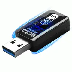 GENERICO - Adaptador Wifi Usb 5g 5ghz 1300 Mbps Tarjeta Antena Wifi Usb