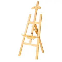 GENERICO - Atril Caballete Para Pintar De Madera Ajustable 90cm