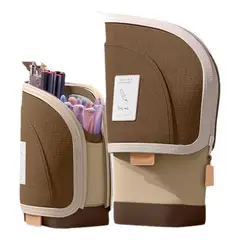 EVERSO - Estuche Para Lapices Escolar Vertical Capas Gran Capacidad