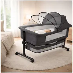 HOMER OUTDOOR - Cuna Colecho Con Mudador Y Accesorios gris oscuro Homer